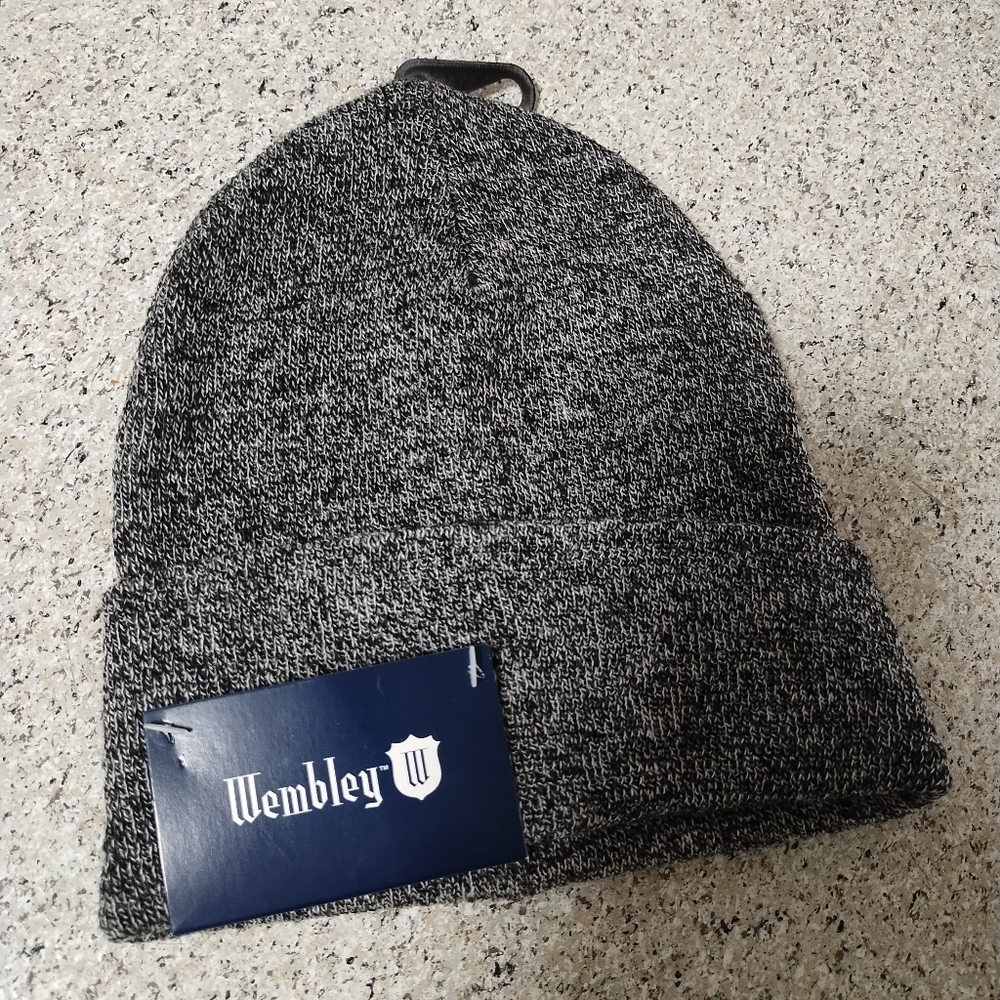 Wembley Grey Knit Hat Beanie Winter Hat New w/ Tags